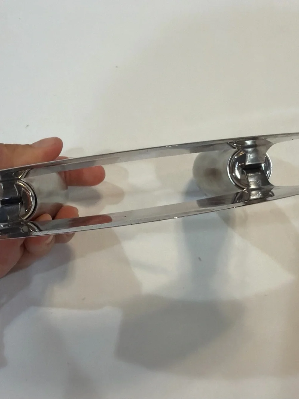 Double-Handled Stainless Steel Herb Rocker Chopper – Silver